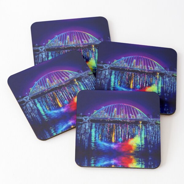 Item preview, Fluorescent Skyline designed and sold by Blacklightqueen.