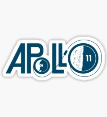 Homage to the Apollo 11 Sticker