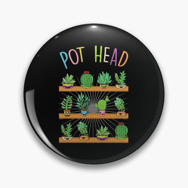 Artikelvorschau, Pflanzenliebhaber und Gärtner Pot Head Sukkulent T-Shirt entworfen und verkauft von trathai1012.