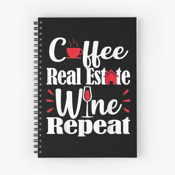 Item preview, Realtor Coffee Wine Real Estate Repeat Funny Gift  designed and sold by charissamo77.