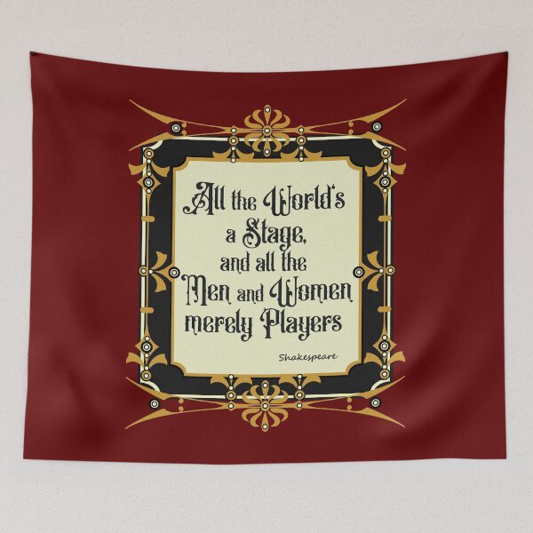 Item preview, All the world's a stage and all the men and women merely players designed and sold by sandpiperstudio.