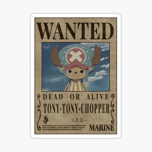 Nami Cat Burglar One Piece Wanted Bounty Poster Sticker By Patrika Redbubble