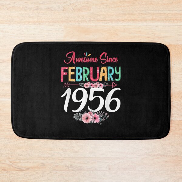 Item preview, February Girl 1956 Floral 65th Birthday Gift 65 Years Old  designed and sold by charissamo77.