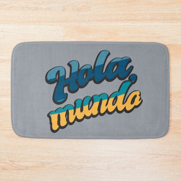 Item preview, Hello World - Blue Orange designed and sold by Chubuter.