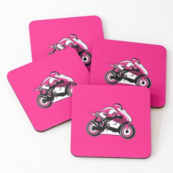 Item preview, Pink Biker designed and sold by RedsStickerShop.