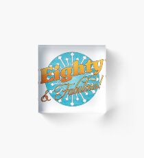 80 & Fabulous! Acrylic Block