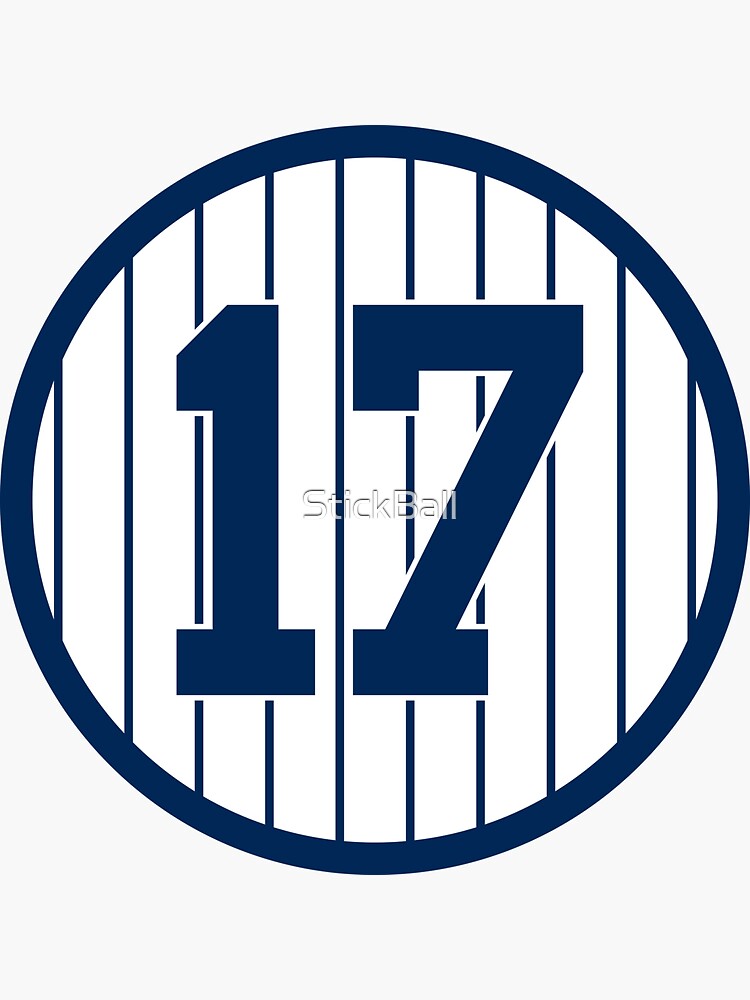 Alex Rodriguez 13 Jersey Number Sticker for Sale by