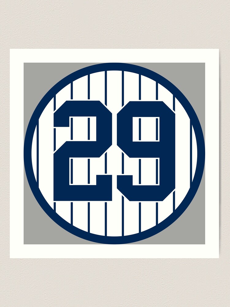 New York Yankees Retired Number Vinyl Decal Derek Jeter Paul O'Neill  Decor