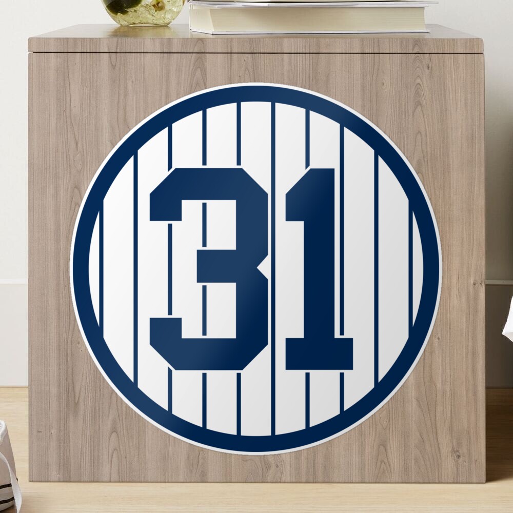 Aaron Hicks #31 Jersey Number Sticker for Sale by StickBall