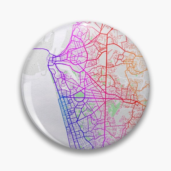 Item preview, Colombo City Map of Sri Lanka - Colorful designed and sold by deMAP.