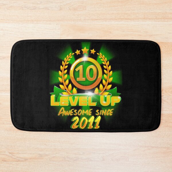 Item preview, Age 10 Level Up Birthday Awesome Since 2011 Gamer designed and sold by ScienceNStuff.