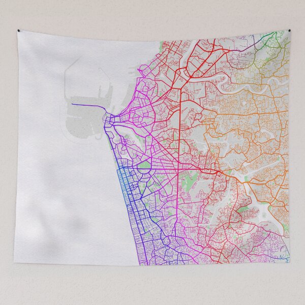 Item preview, Colombo City Map of Sri Lanka - Colorful designed and sold by deMAP.