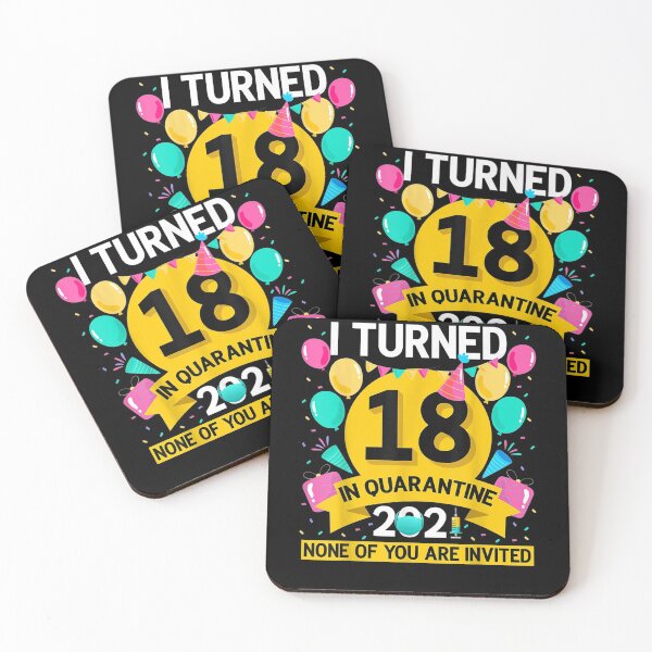 Item preview, I Turned 18 In Quarantine 2021 18th Birthday Boys Girls Gift  designed and sold by charissamo77.