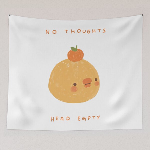 Item preview, Cute T-Shirtno thoughts head empty designed and sold by LuxaVinfa.