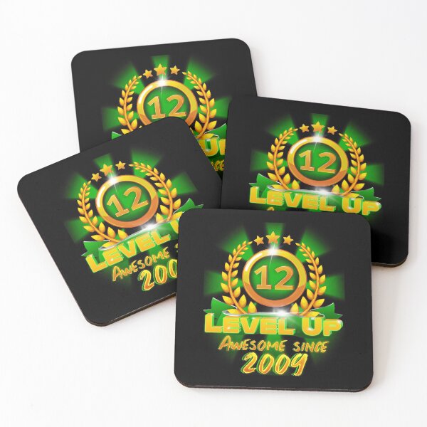 Item preview, Age 12 Level Up Birthday Awesome Since 2009 Gamer designed and sold by ScienceNStuff.