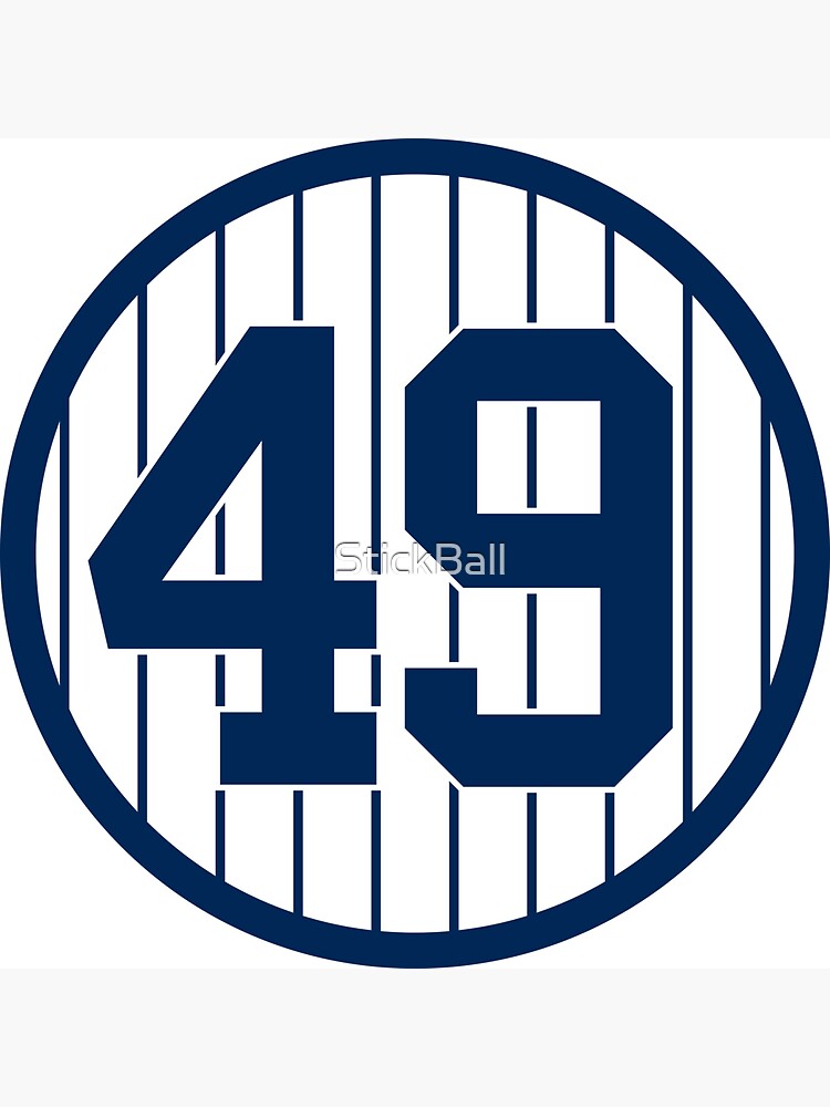 Ron Guidry #49 Jersey Number Magnet for Sale by StickBall