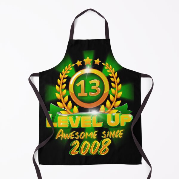 Item preview, Age 13 Level Up Birthday Awesome Since 2008 Gamer designed and sold by ScienceNStuff.