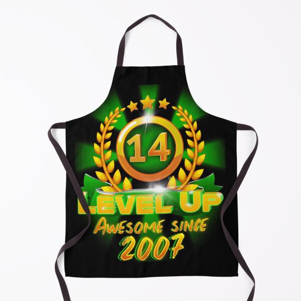 Item preview, Age 14 Level Up Birthday Awesome Since 2007 Gamer designed and sold by ScienceNStuff.