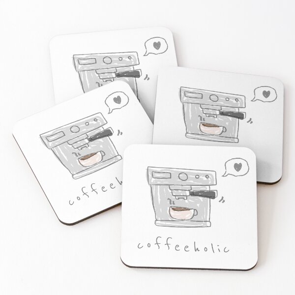 Item preview, Coffeeholic Graphic Coffee Machine designed and sold by the-cold-dots.