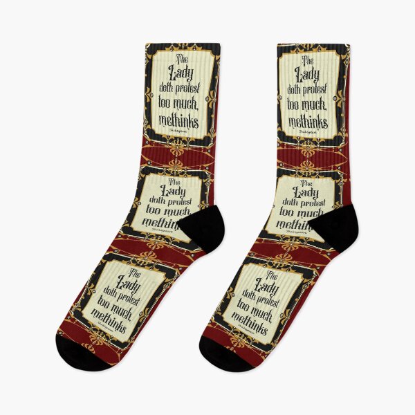 Item preview, The lady doth protest too much, methinks. designed and sold by sandpiperstudio.