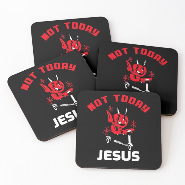 Item preview, Not Today Jesus Scooter designed and sold by MariusMunteanu.
