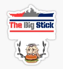 USS Iowa "The Big Stick" Sticker