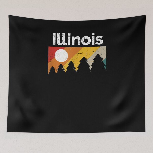 Item preview, Illinois Souvenir Forest Evergreen Sunset Nature Lover  designed and sold by charissamo77.