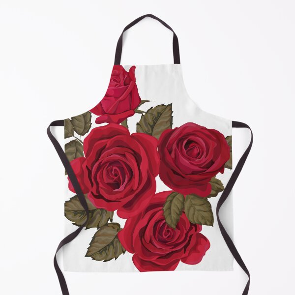 Item preview, Red roses in vintage styles designed and sold by WeeraS.