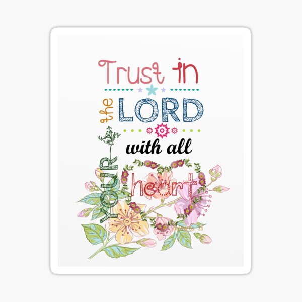 Item preview,  Trust in the Lord with all your heart designed and sold by della95.