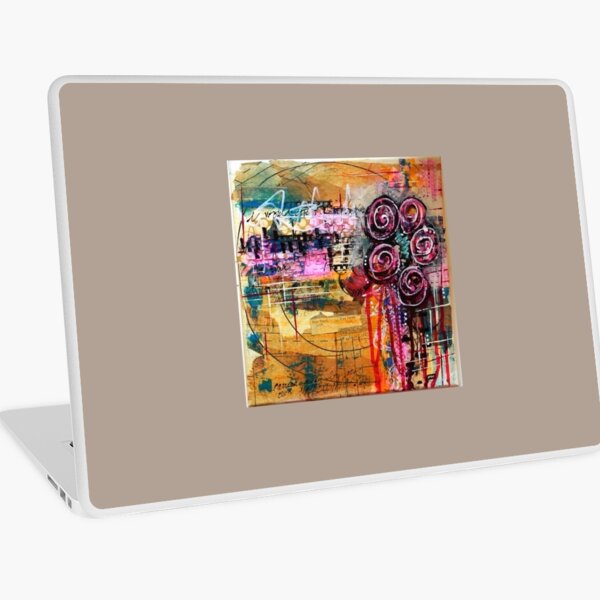 Abstract Weeping Floral Laptop Skin