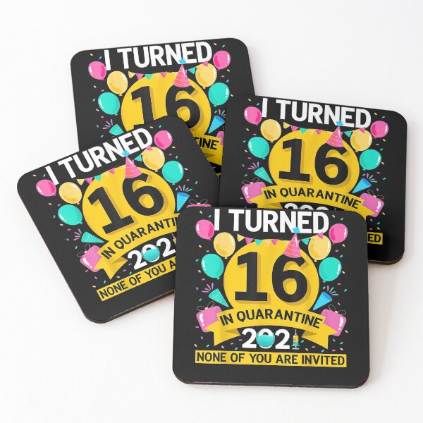 Item preview, I Turned 16 In Quarantine 2021 16th Birthday Boys Girls Gift  designed and sold by charissamo77.