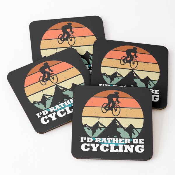 Item preview, I'd Rather Be Cycling MTB Roadbike Bicycle For Biker  designed and sold by Tom2468.