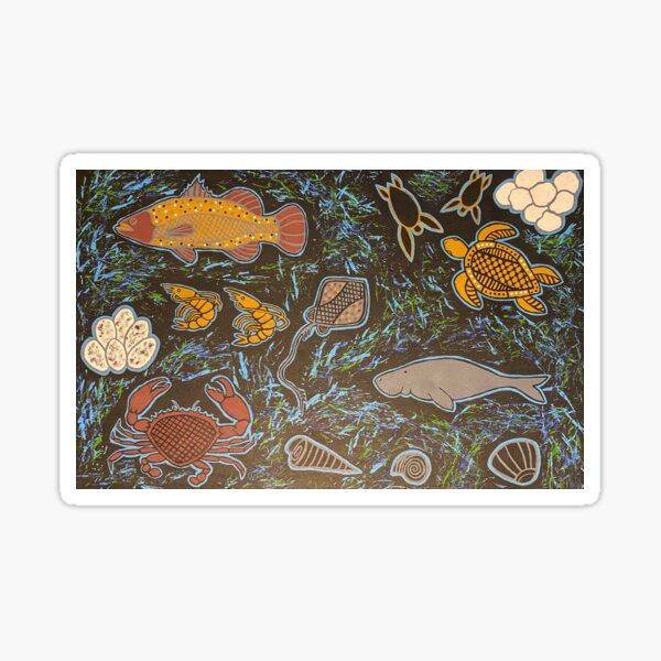 Bush Tucker Sticker
