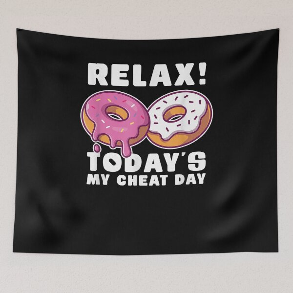 Item preview, Funny Unhealthy Food Diet Carbs Relax Today Is My Cheat Day  designed and sold by charissamo77.
