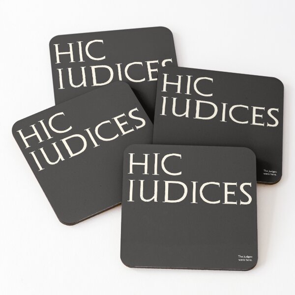 Item preview, Graffiti of Pompeii - HIC IUDICES designed and sold by MetaPhyStore.
