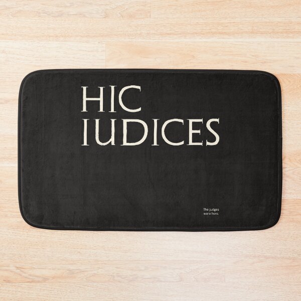 Item preview, Graffiti of Pompeii - HIC IUDICES designed and sold by MetaPhyStore.