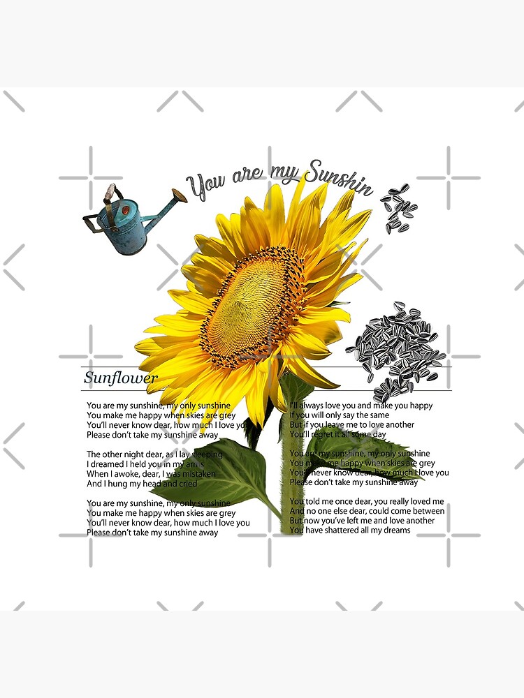 Bolsa de tela «Eres mi sol, Sunflower.» de weourus | Redbubble