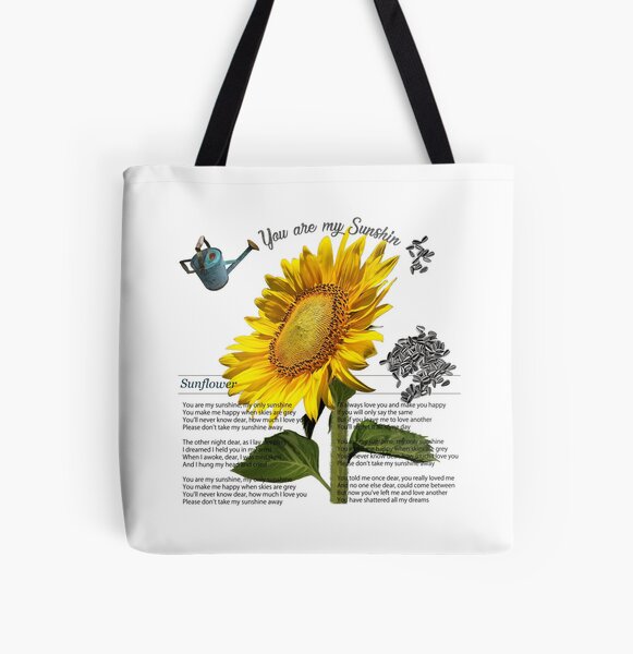 You are my sunshine, Sunflower. All Over Print Tote Bag