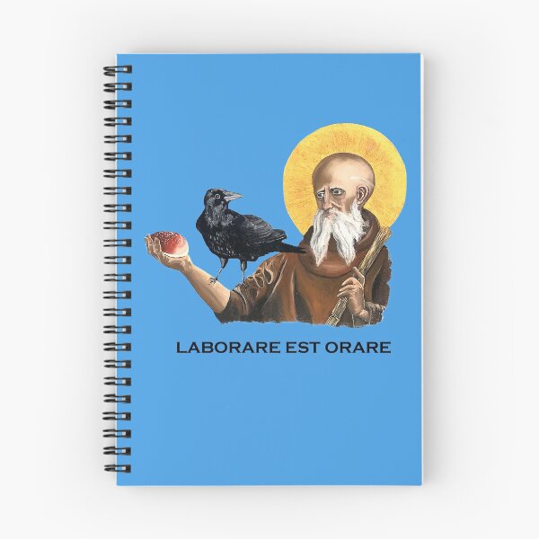 Item preview, Saint Benedict - To work is to pray designed and sold by LunaticPainter.
