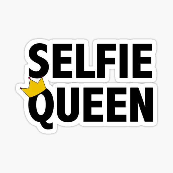 Vista previa del artículo con la obra «Selfie Queen», diseñado y vendido por nicwise.
