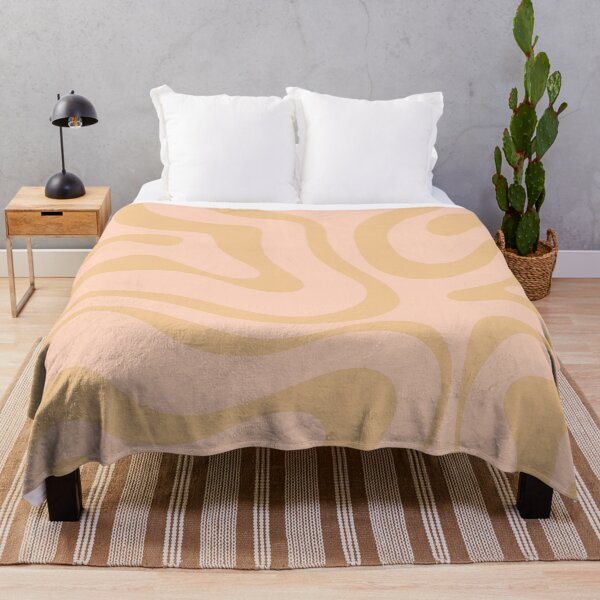 Item preview, Modern Liquid Swirl Abstract Pattern in Blush Sand designed and sold by kierkegaard.