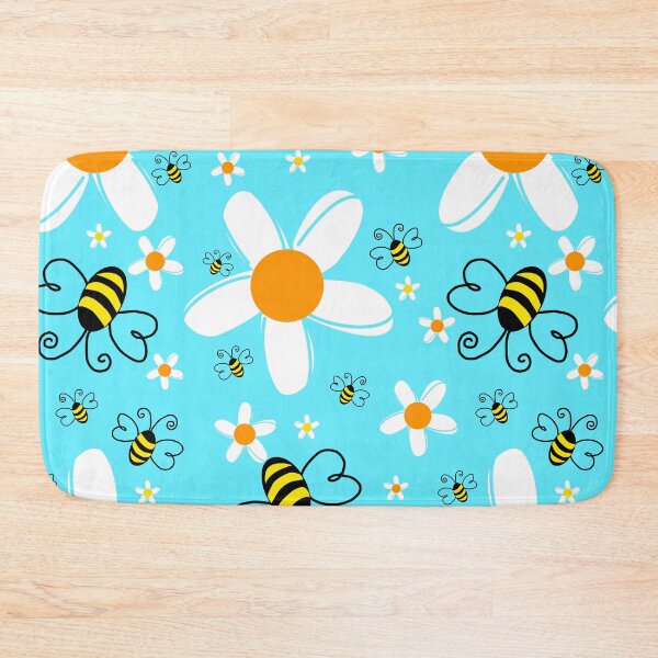 Item preview, Spring pattern Chamomile and bees designed and sold by Aleksey888.