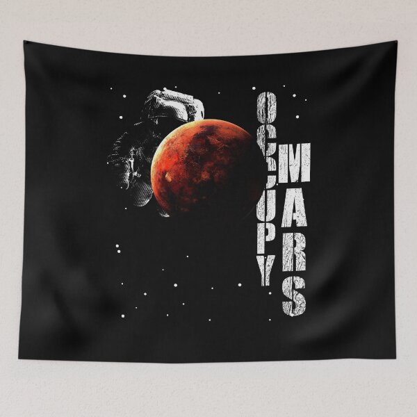 Item preview, Mars Occupy star planet space astronaut designed and sold by shurikaner.