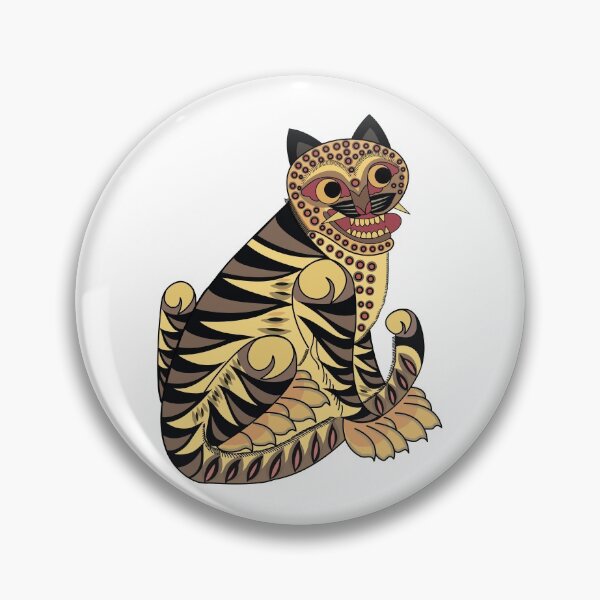 Item preview, A tiger in Korean folk painting designed and sold by Lee-Eung.