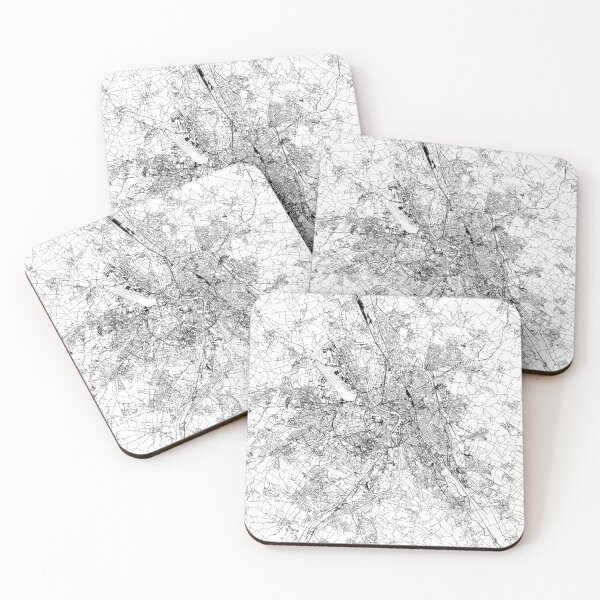 Item preview, Mapa blanco de Toulouse designed and sold by multiplicitymap.