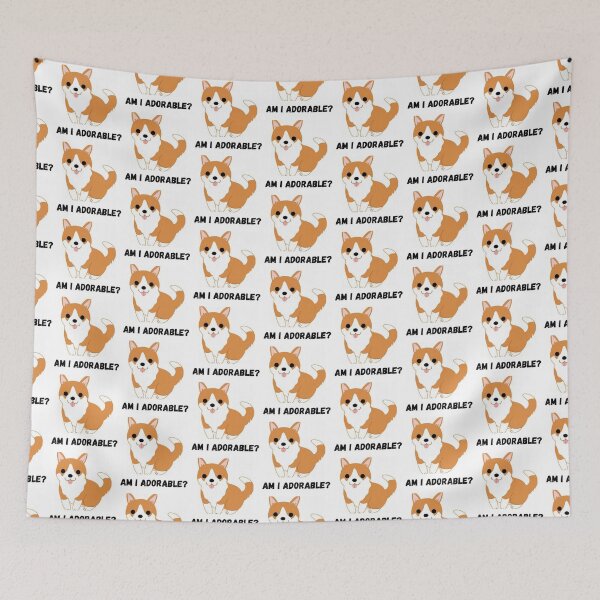 Item preview, " AM I ADORABLE? " CUTE DOG DESIGN designed and sold by findsbyjune374.
