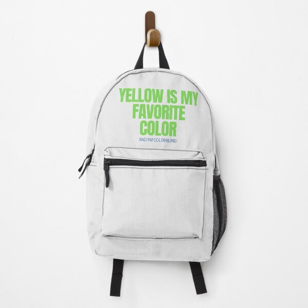 Item preview, Yellow is my favorite color and I'm colorblind - funny text design designed and sold by DrawingBoard.