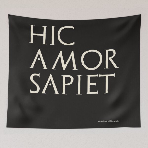 Item preview, Graffiti of Pompeii - HIC AMOR SAPIET designed and sold by MetaPhyStore.