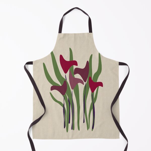 Aperçu de l'œuvre Calla Plant Purple Linen créée et vendue par technotext.