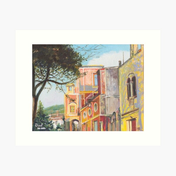 Ravello Eclectic Architecture Art Print